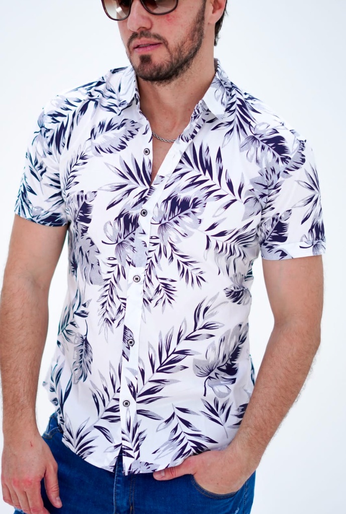 Camisa Floreada Alicrada