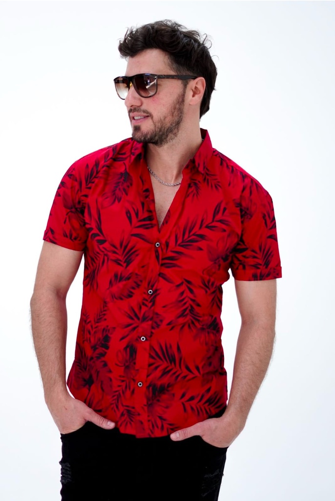 Camisa Floreada Alicrada
