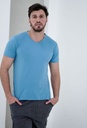 Remera lisa escote en V
