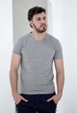Remera lisa escote en V
