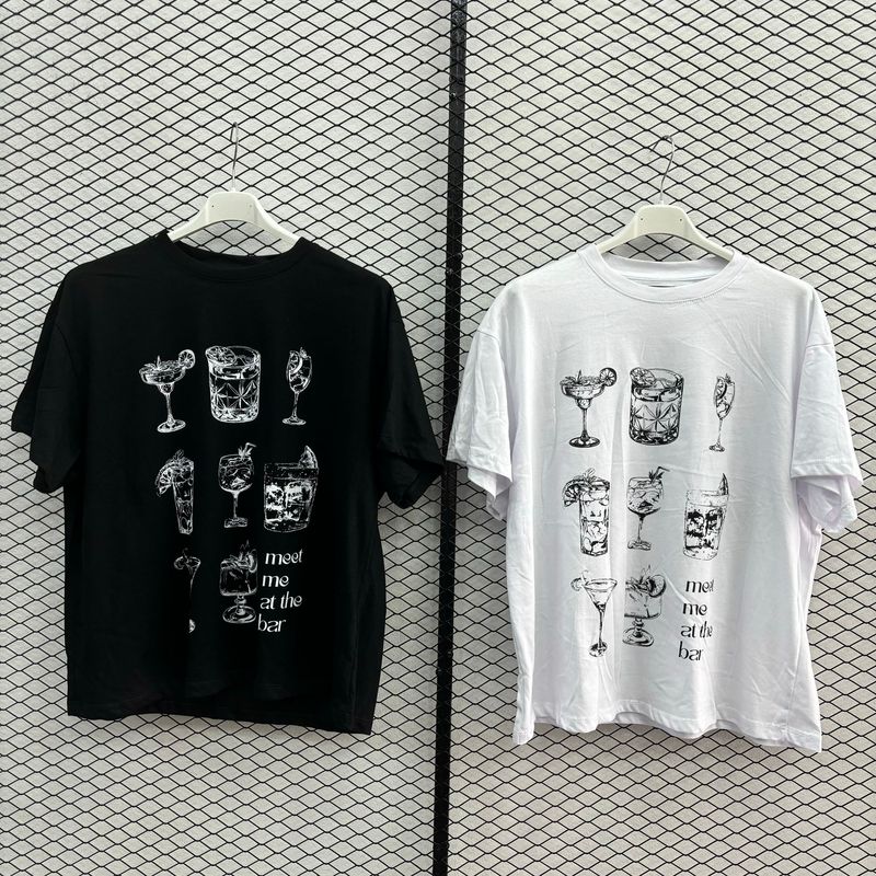 Remera estampada Oversize
